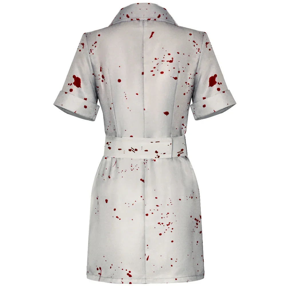 Silent Hill Nurse Costume Remake Horror Zombie Scary Cosplay Halloween