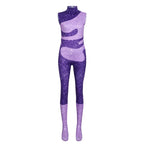 Zootopia 2 Gazelle Superstar Costume Purple Jumpsuit Cosplay Carnival Suit