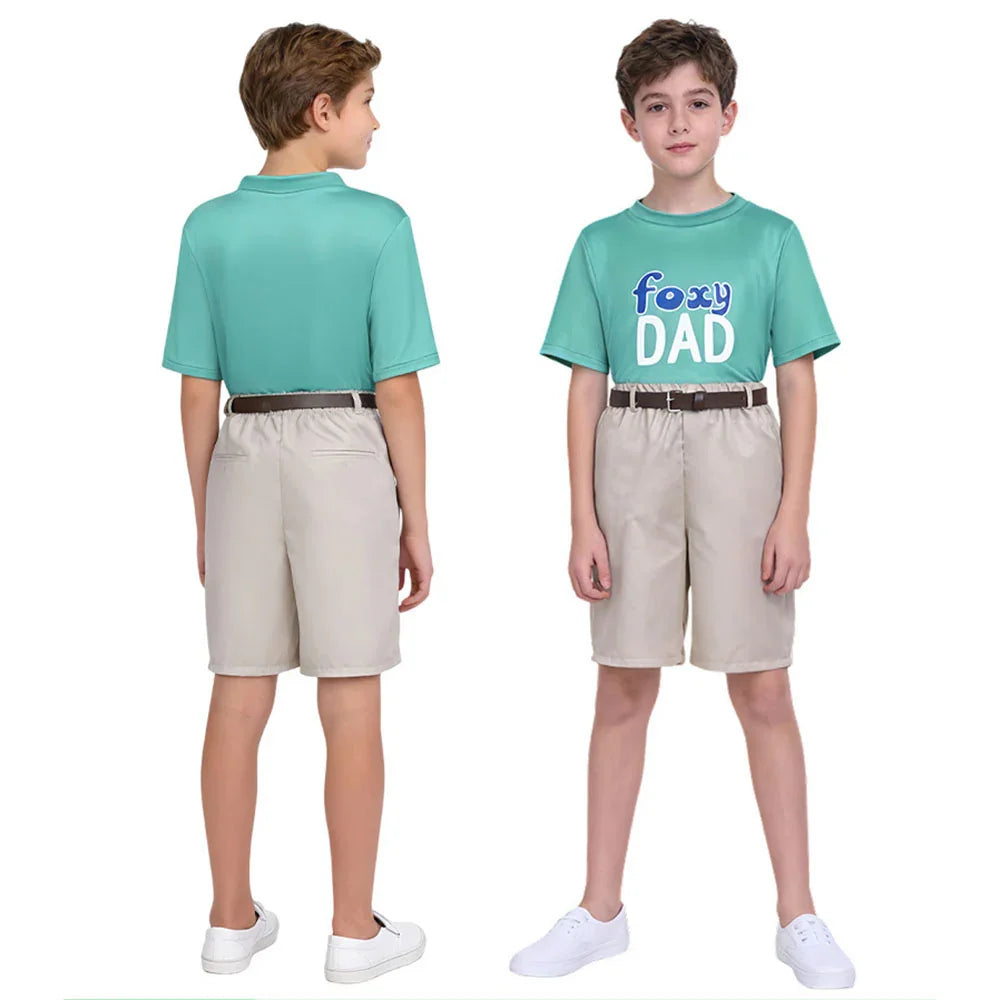 Zootopia 2 Nick Kids Green Cosplay Costume Carnival Suit