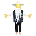 Kid's Ninjago Master Wu Costume Cosplay Party Carnival Adult