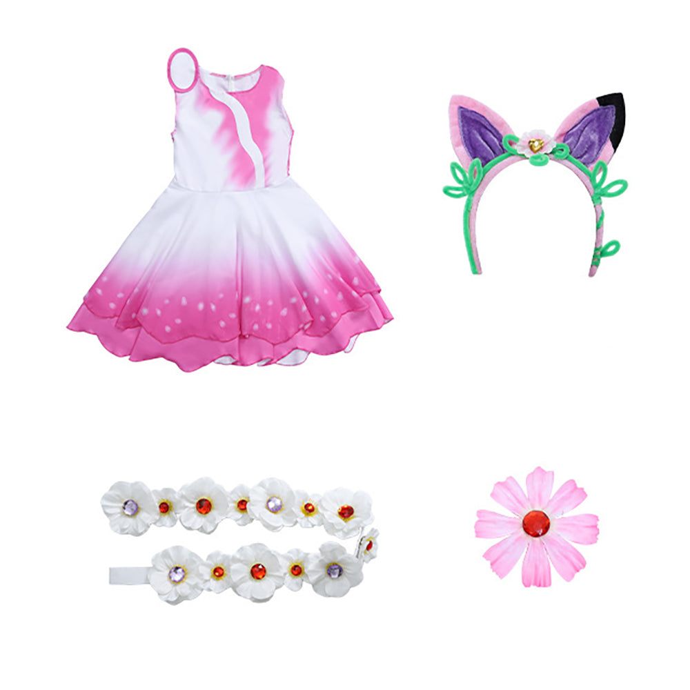 Gabby's Dollhouse: The Cosplay Costume Girl's Movie Party Dress