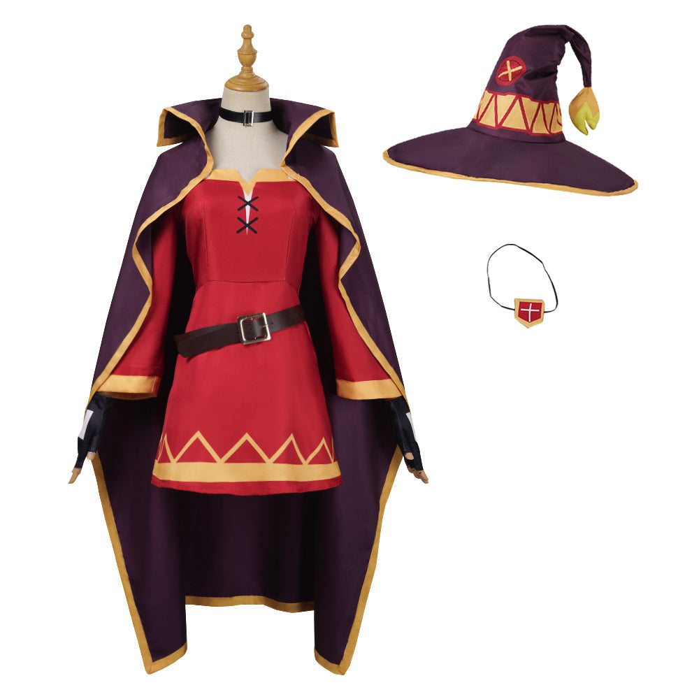 Megumin Cosplay Costume KonoSuba Halloween & Anime Convention Outfit