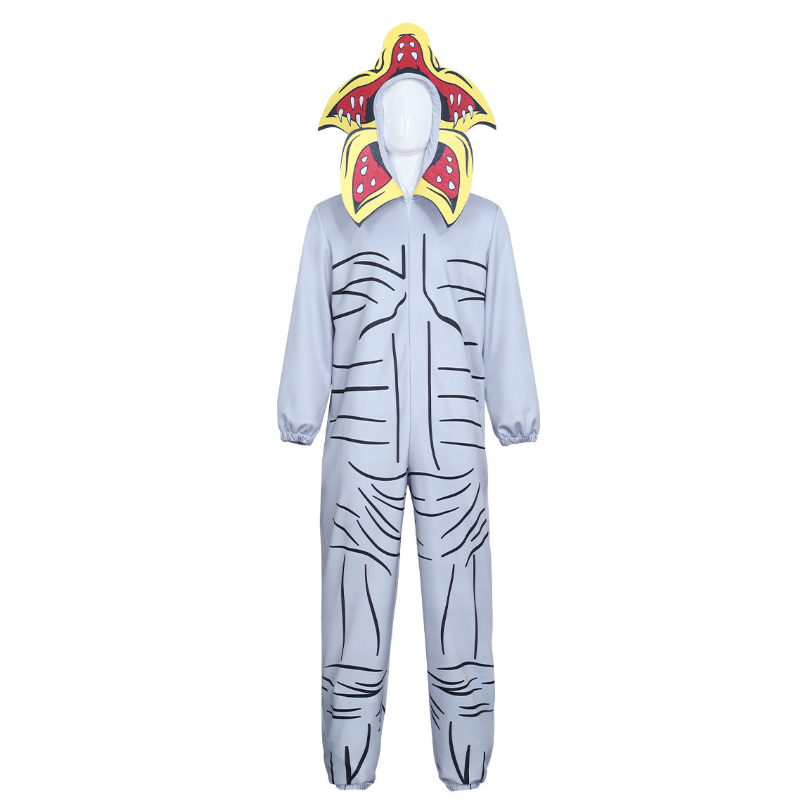 Demogorgon Cosplay Jumpsuit for Adults - Milk Silk Stage Suit