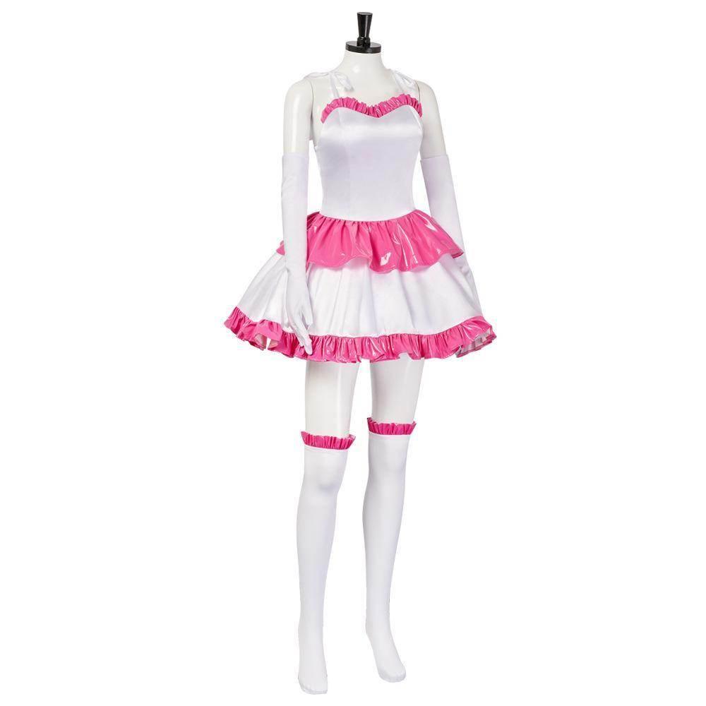 70s Perfect Blue Mima Kirigoe Cosplay Costume Red and Pink Dresses for Women - Azufun