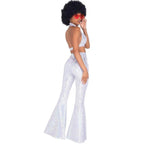 80s Retro Disco Costumes Fancy Dress Cosplay Halloween Outfit For Female - Azufun
