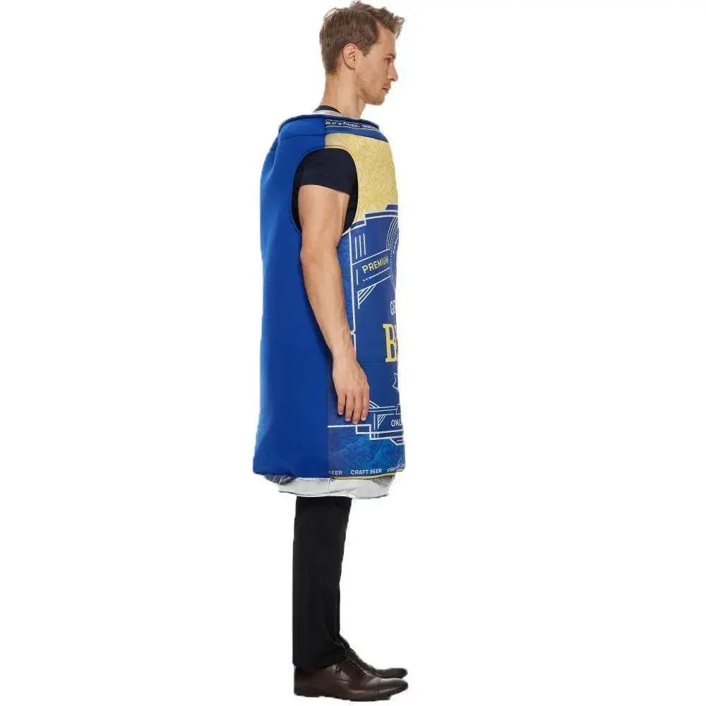 Adult cans beer bottle Oktoberfest Funny Novelty Halloween Cosplay Costume - Azufun