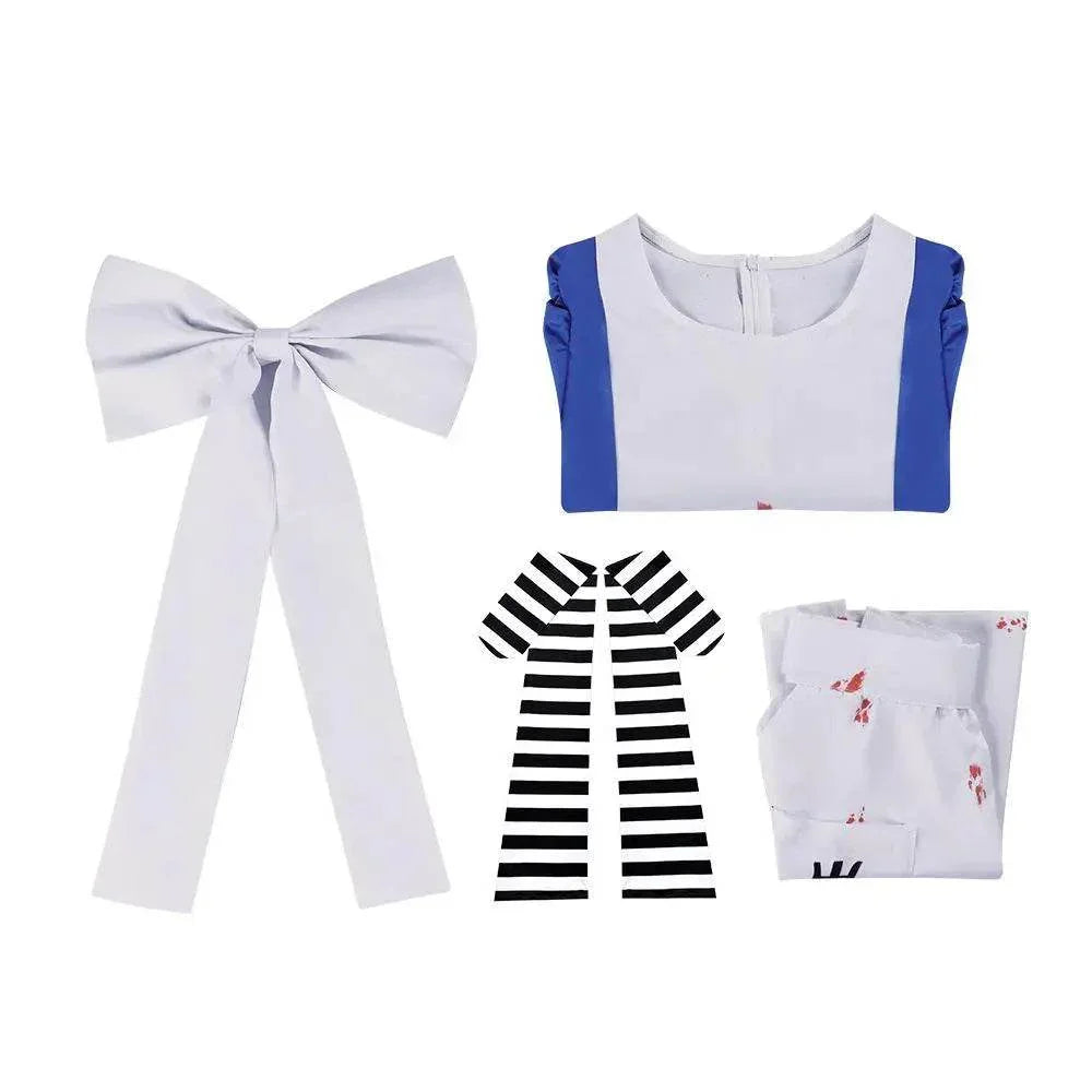 Alice Madness Returns Maid Cosplay Costume Outfit Halloween Carnival Suit - Azufun