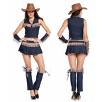 American Wild West cowboy pirate game Costume fancy dress - Azufun