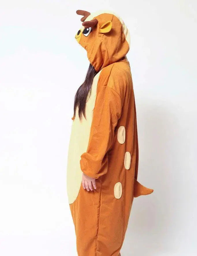 Animal Adult Deer Onesies Hoodie Kigurumi Costume pajamas - Pajamasbuy