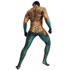 Aquaman 2 Costume Arthur Cosplay Bodysuit Halloween Fancy Cosplay Carnival Suit - Azufun
