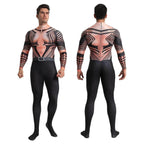 Aquaman Arthur Halloween Fancy Family Cosplay Costume Zentai Jumpsuit - Azufun