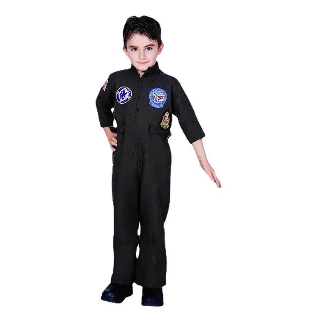 Astronaut Space Suit Kids 70s Costumes Cosplay Party Carnival - Azufun