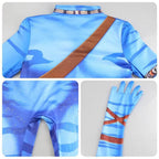 Avatar: The Way of Water Cosplay Costume adult zentai costume Sets and Mask Up For kids - Azufun