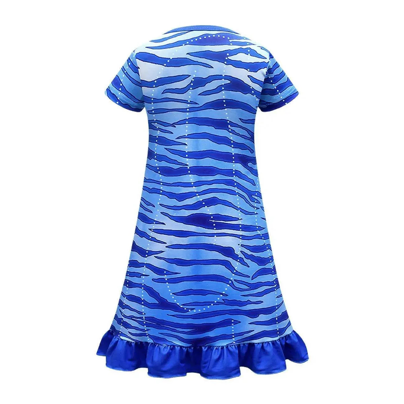 Avatar: The Way of Water Costume Cosplay Pajamas Dress For Kids - Azufun