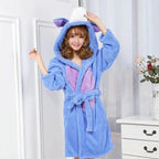 Blue Donkey Kigurumi Pajamas Winter Cosplay Robe Hoodie - Pajamasbuy