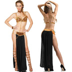 Leia Costumes Princess Slave Queen Dress Star Wars Cosplay Halloween