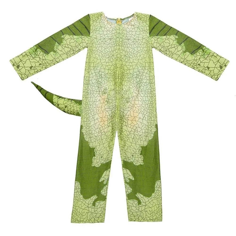 Child's Triceratops Dinosaur Cosplay Costume Jumpsuit Halloween Dress Up for Kids - Azufun