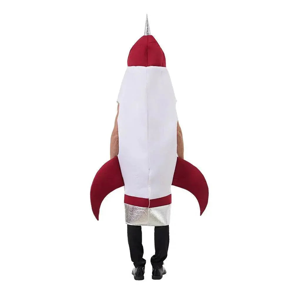 Fancy Dress Space Rocket Inflatable Costume Jumpsuit for Adults Outfit Halloween - Azufun