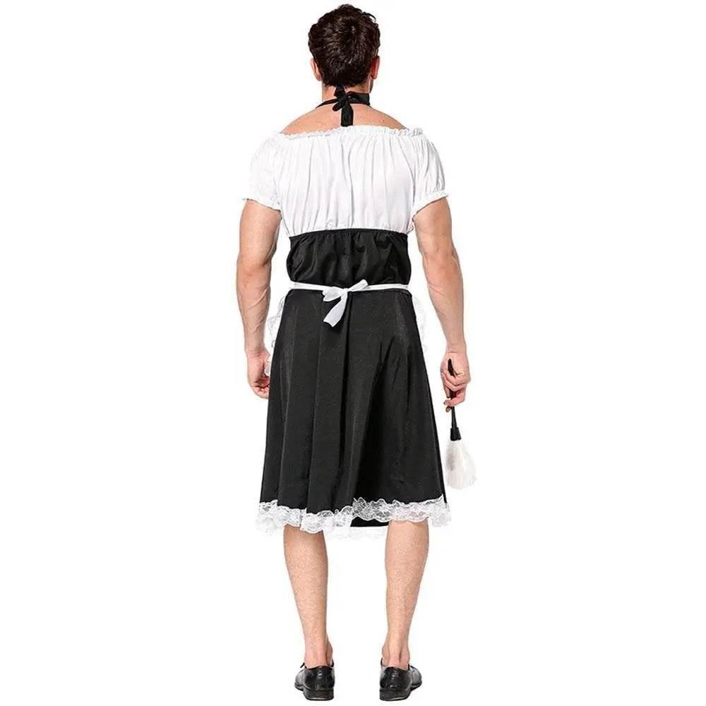 Fever Flirty French Women Man Maid Costume - Azufun