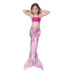 Girls Kids Mermaid Tail Swimwear Bikini Set Swimsuit Swimming Costume - Azufun