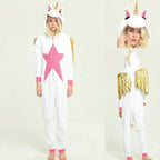 Gold Winged Unicorns Kigurumi Onesies Pajamas for Adult - Pajamasbuy