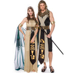 Greek Goddess Prince Couples Costume Halloween Outfits Cosplay Party Carnival - Azufun