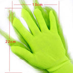 Green The Grinch Christmas Costumes Gloves - Azufun