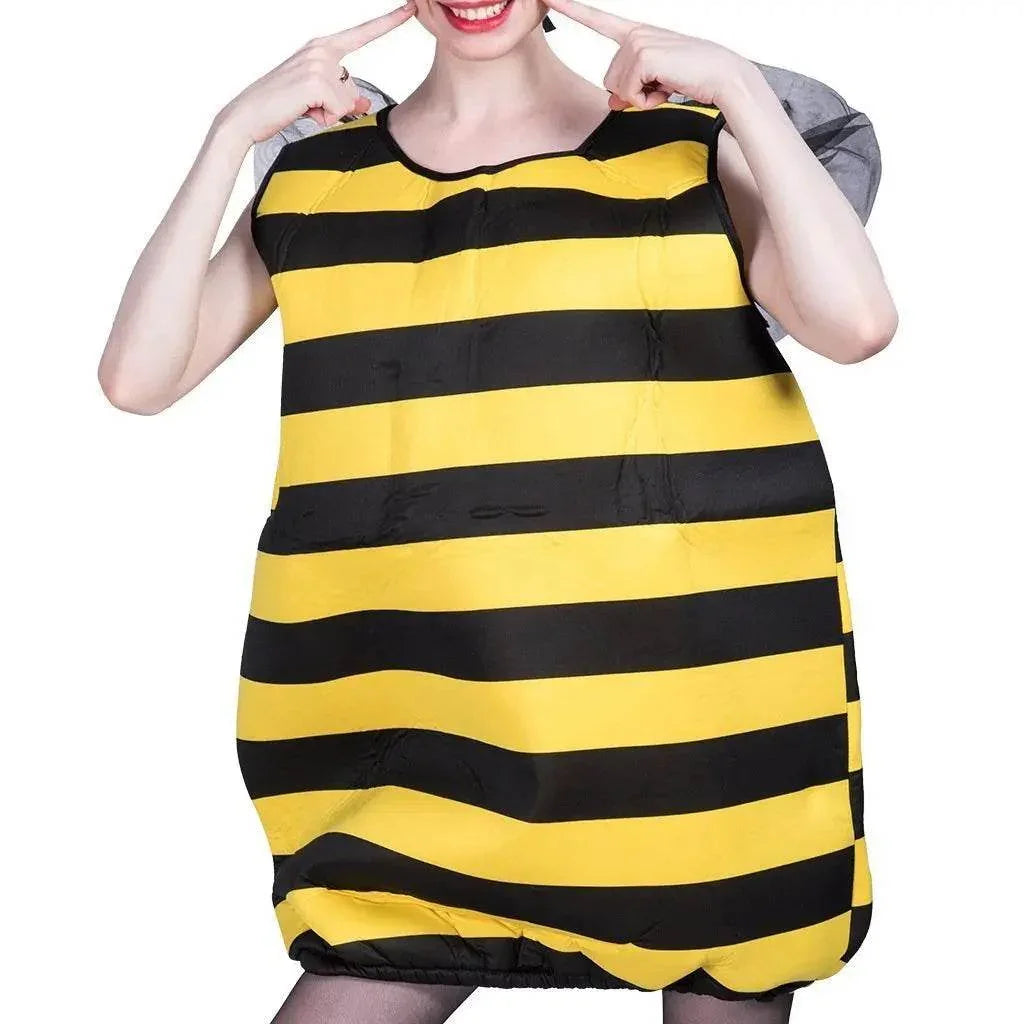 Halloween Bumble Bee Cosplay Costumes Party Animal Outfit Dress Up For Adults - Azufun