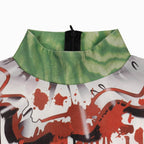 Halloween Masquerade Elastic Clown Cosplay Costume Polyester Bodysuit - Azufun