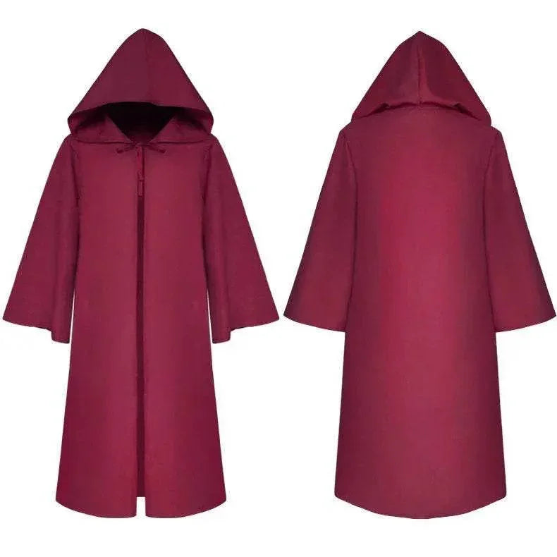 Halloween Medieval Bleach Cloak Cosplay Star War Jedi Knight Anakin Costumes for Adult - Azufun