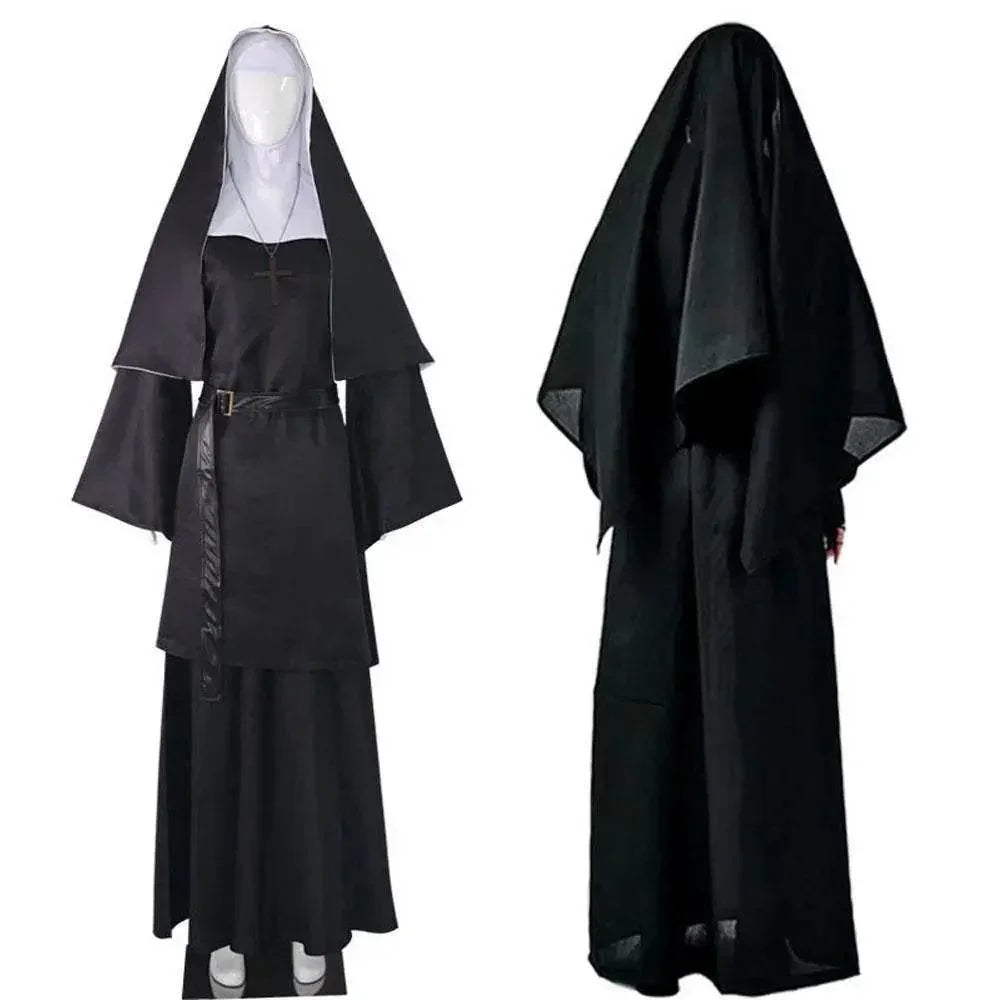 Halloween The ghost nun cosplay priest costume costumes - Azufun