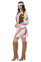 Halloween cosplay Adult retro 70s disco Hippie Fancy Dress Costume - Azufun