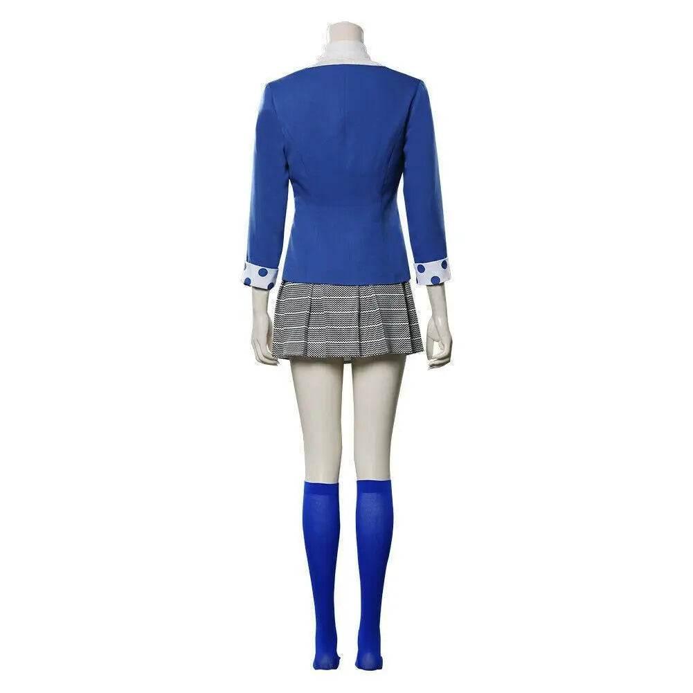 Heathers Veronica Sawyer Costume The Musical Halloween Carnival Cosplay Uniform Skirt Outfits Dress for Women - Azufun