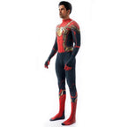 Iron Spider-Man No Way Home Peter Benjamin Parker Costume Cosplay Jumpsuit Halloween - Azufun