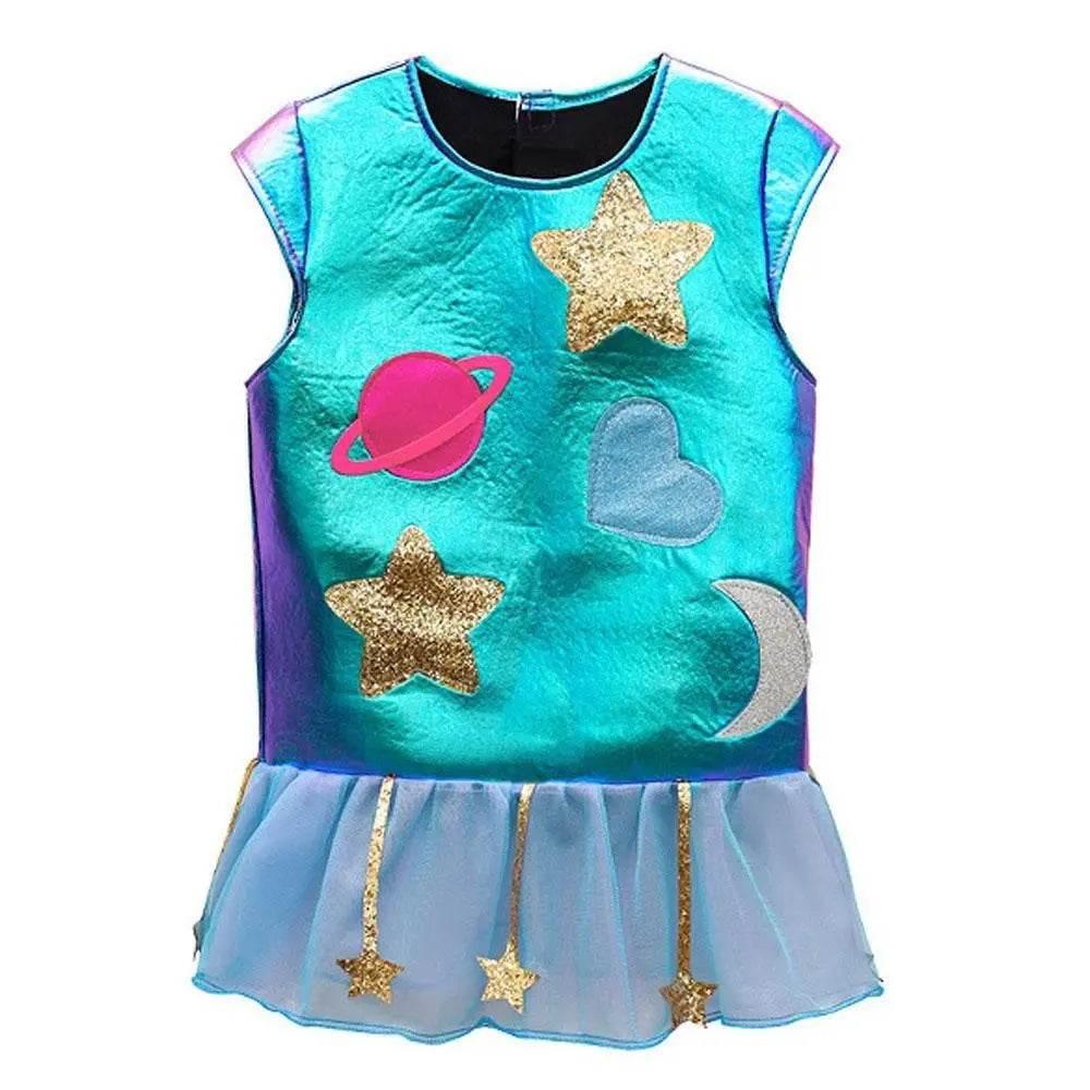 Kids Alien Spaceship Costume for Halloween School Parties and Performances - Azufun