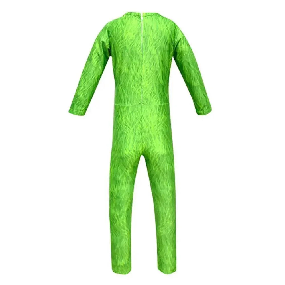 Kids The Grinch Christmas Costumes Jumpsuit Sets - Azufun