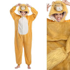 Lion Animal Kigurumi Onesies For Adult Costume Pajamas - Pajamasbuy