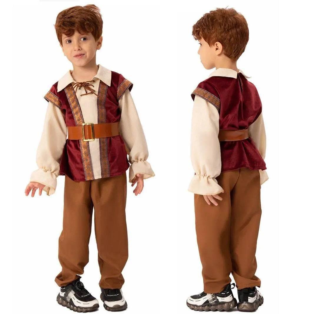 Medieval Vintage Christmas Costumes for Kids - Azufun
