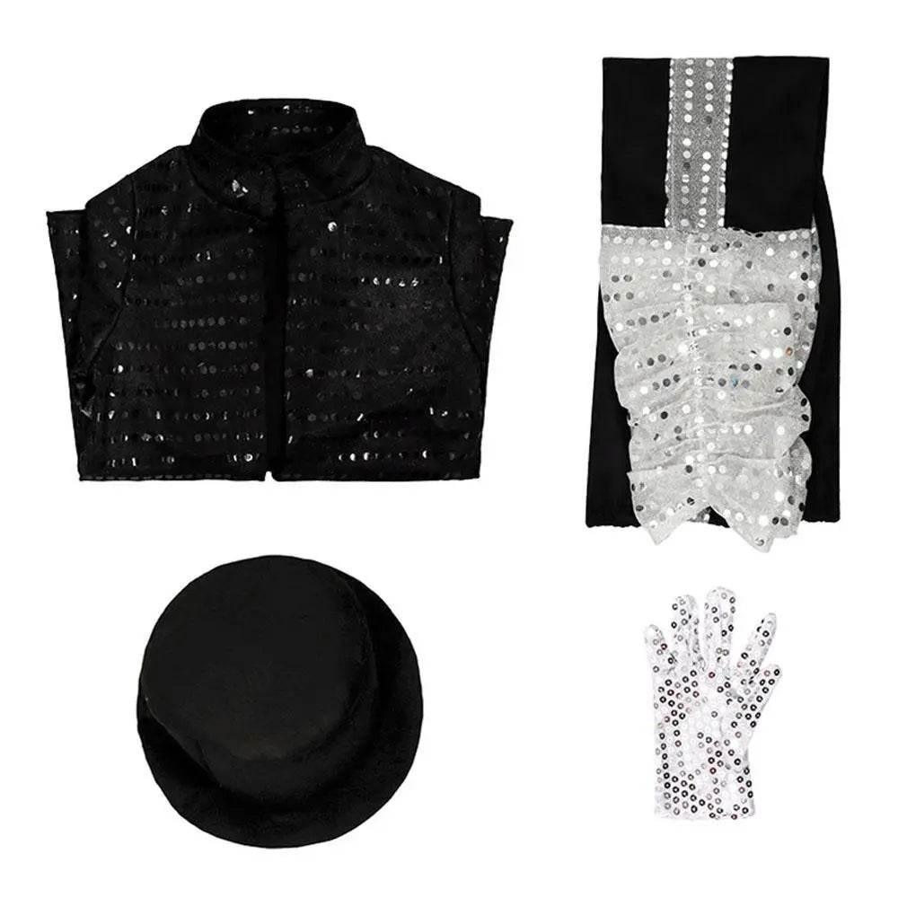 Michael Jackson Kids Performance Costume Tap Dance MJ Imitation Outfit - Azufun