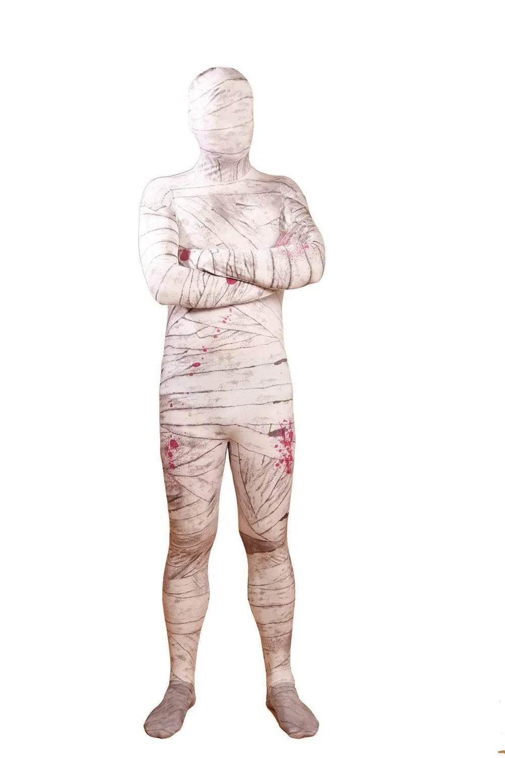 Mummy Spandex Bodysuit Zentai Costume Suit Catsuit Unisex - Azufun