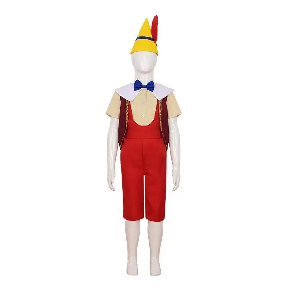 Pinocchio with the long nose Costume Cosplay Anime Suit Outfit Sets Up - Azufun
