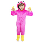Poppy Playtime Huggy Wuggys Plush Costume Kids Halloween Cartoon Cosplay Jumpsuit - Azufun