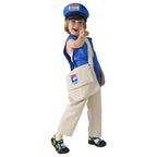 Postman Courier Uniform Kids Party Suit Cosplay Costumes Halloween - Azufun