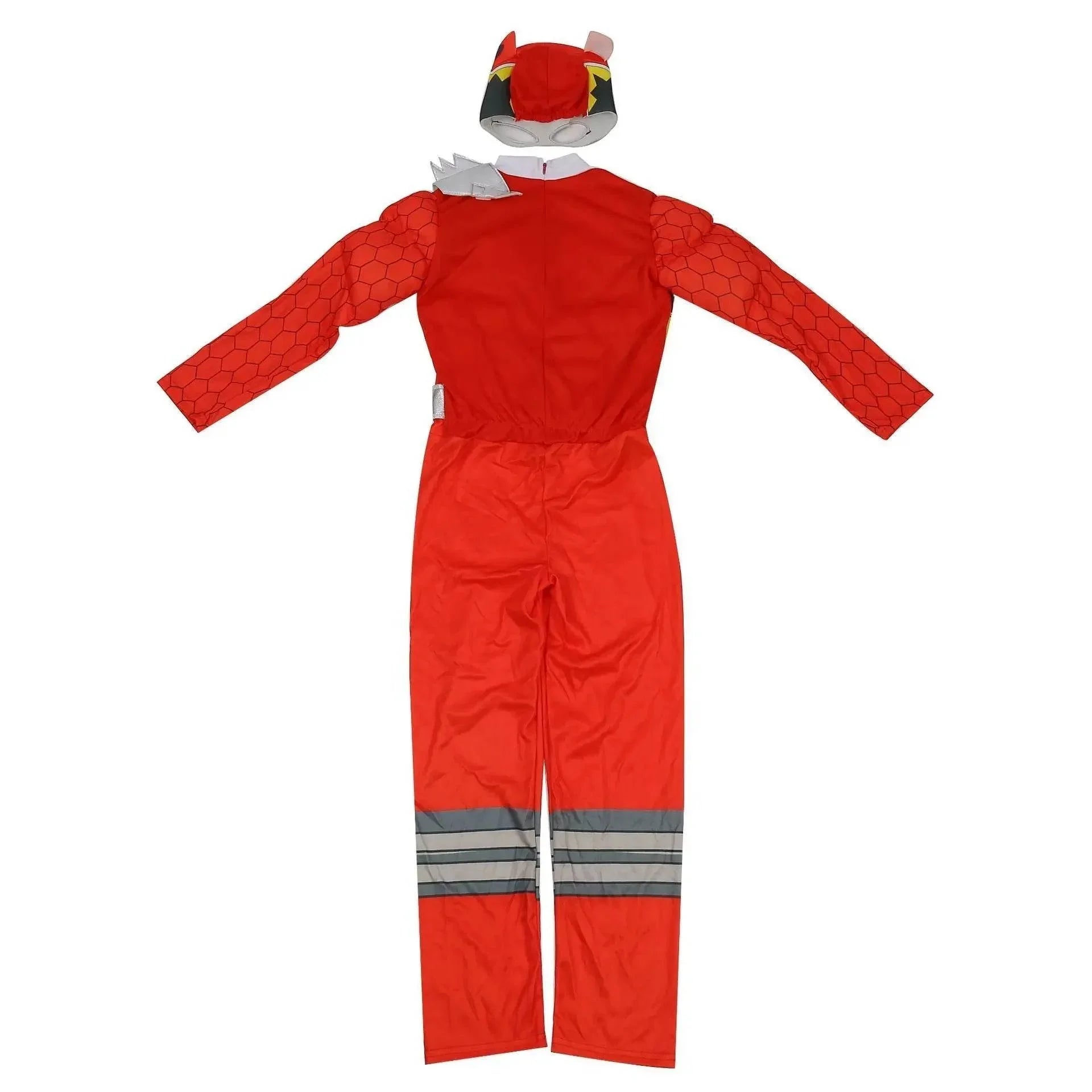 Power Rangers Costume For Boys Red Dino Charge Halloween Outfits - Azufun