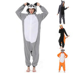 Raccoon Kigurumi Onesies animal pajamas Costume For Adult|?PajmasBuy