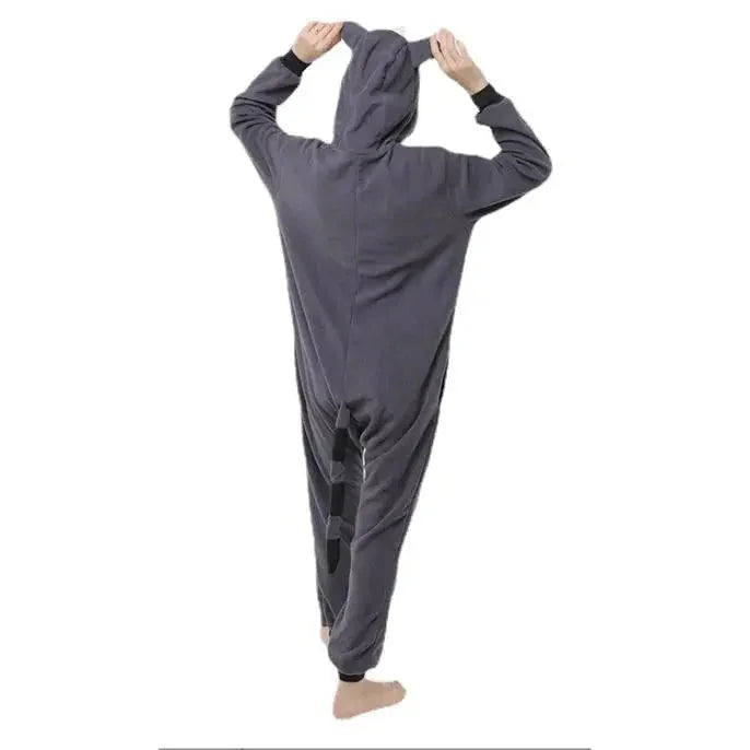 Raccoon Kigurumi Onesies animal pajamas Costume For Adult|?PajmasBuy