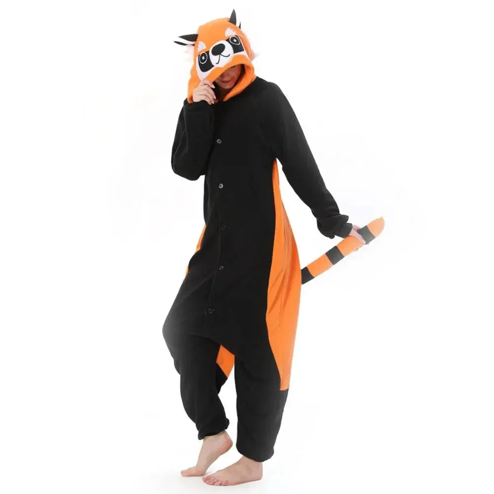 Raccoon Kigurumi Onesies animal pajamas Costume For Adult|?PajmasBuy
