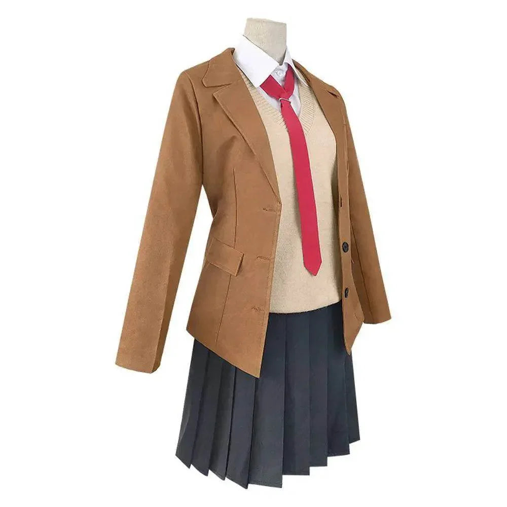 Rascal Does Not Dream of Bunny Girl Senpai Sakura Cosplay Costume Anime Halloween Uniform Outfit Set Dress Up For Women - Azufun