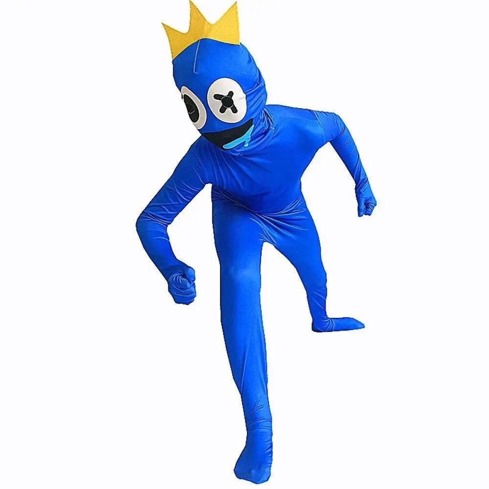 Roblox rainbow friends Cosplay Costume Blue Monster costume jumpsuit - Azufun