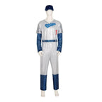 Rocketman Elton John Dodgers Baseball Costume Cosplay Uniform Halloween Carnival Suit - Azufun
